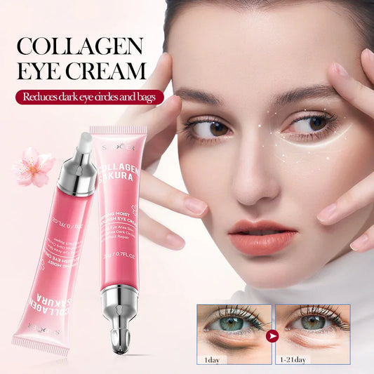 Sakura Eye Cream anti Dark Circles Removal Eyes Bags Firming Moisturizing Eye Creams Beauty Eyes Skin Care