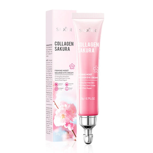 Sakura Eye Cream anti Dark Circles Removal Eyes Bags Firming Moisturizing Eye Creams Beauty Eyes Skin Care