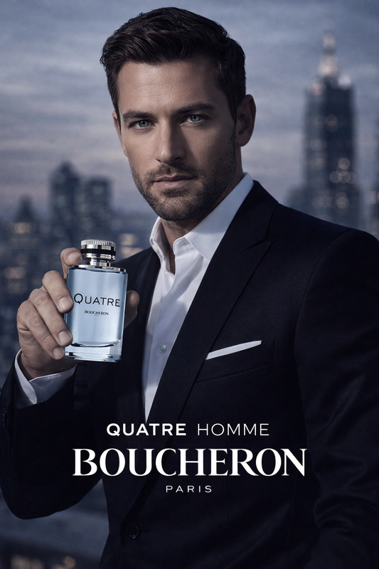 Boucheron Quatre Homme Eau De Toilette Spray 100ml