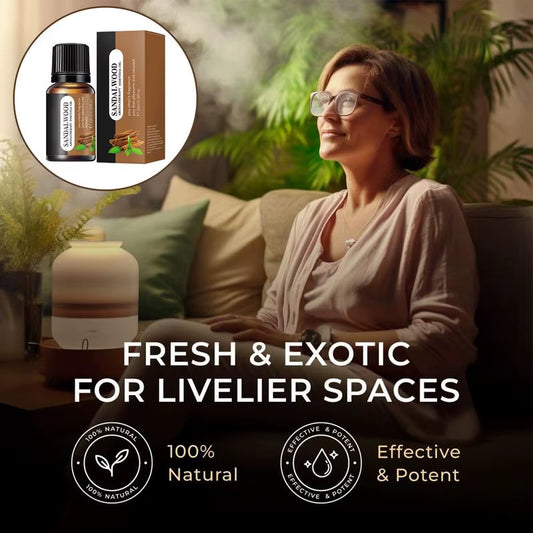 Aromatherapy Oil Natural Aromatherapy Oils for Diffuser Humidifier 10Ml Car Air Freshener Clothes Hair Fragrance Oils For